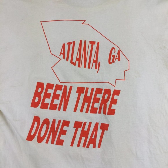 Vintage 1997 Freaknik Atlanta Q-Tees Distressed Single Stitch Tee Shirt XL - Picture 12 of 16